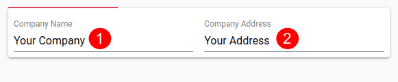 Settings - Company Info Pane